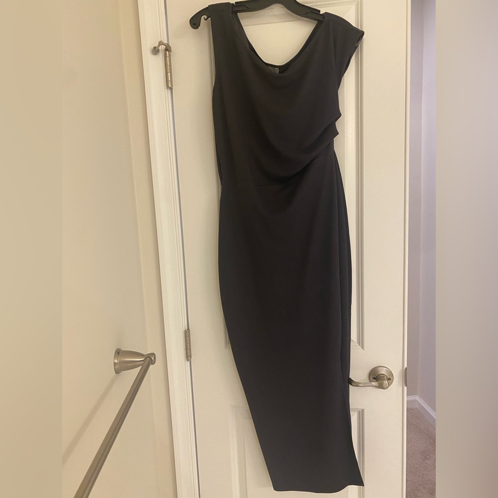 ASOS maternity dress in dark grey. NWT